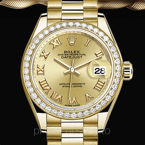 rolex damski zloty|zegarki rolex kobieta.